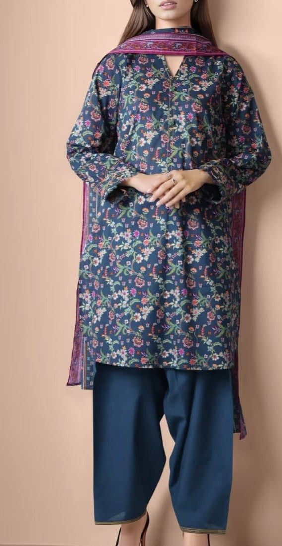 SAYA Premium Printed 3-Piece – Article [U01-24017-17B]