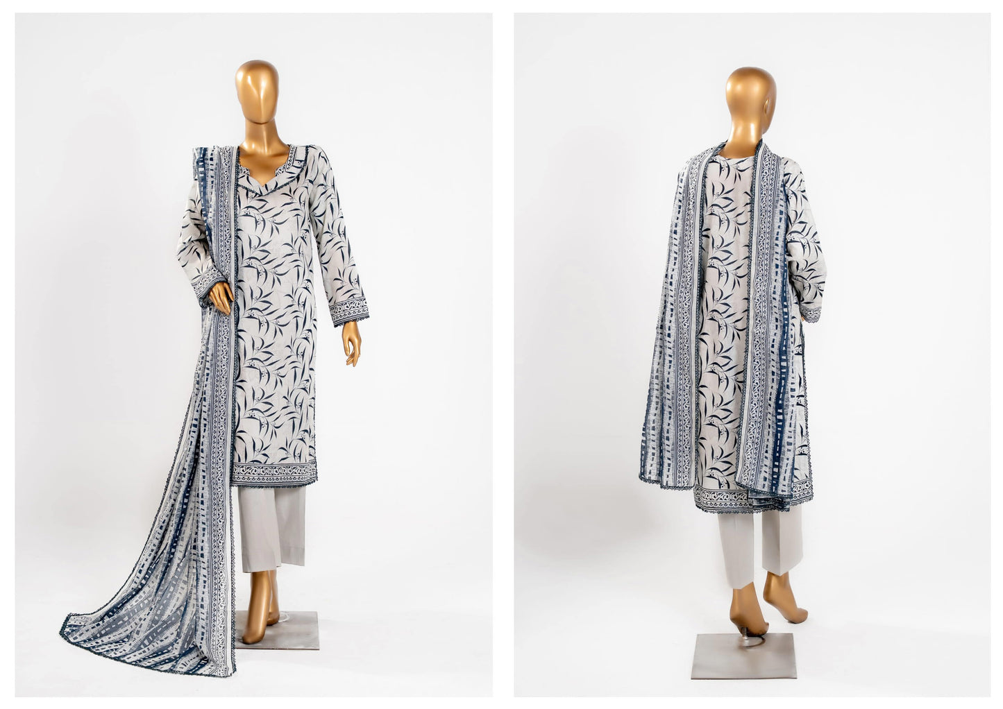 Mahira Essential Printed 3-Piece – Article [MEH-D-26502]