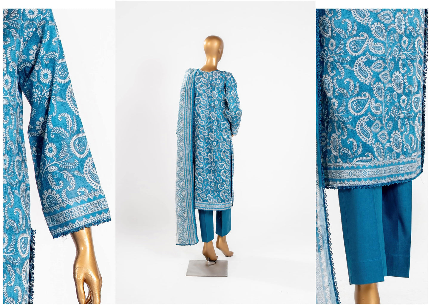 Mahira Essential Printed 3-Piece – Article [MEH-D-26503]