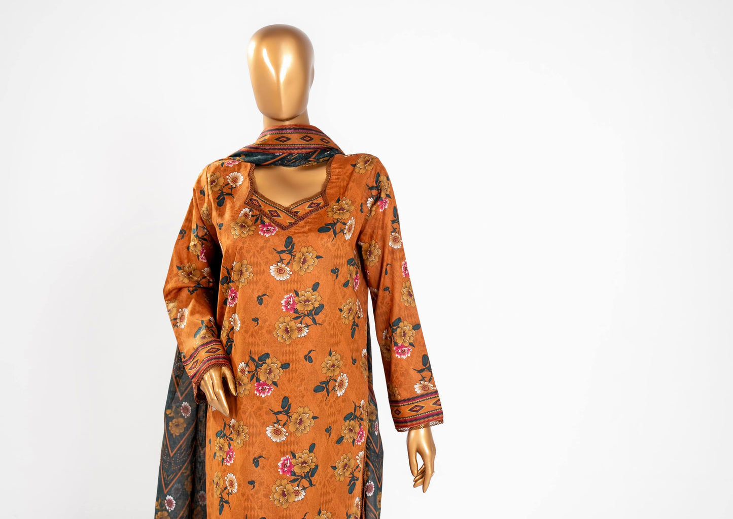 Mahira Essential Printed 3-Piece – Article [MEH-D-26505]