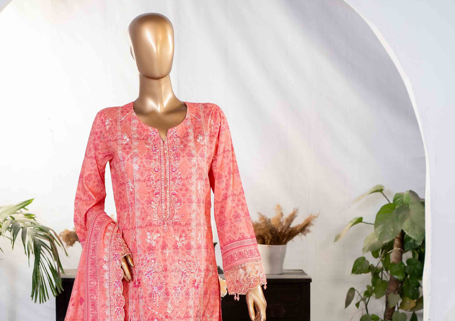 Mehak Premium Embroidery 3-Piece – Article [MEK-E-250148]