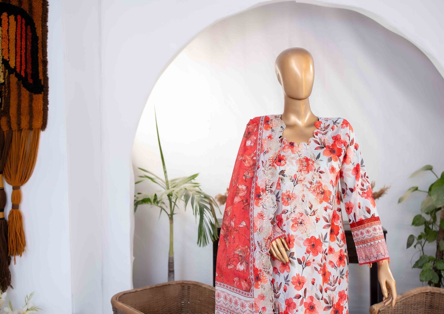 Mehak Premium Embroidery 3-Piece – Article [MEK-E-250151]