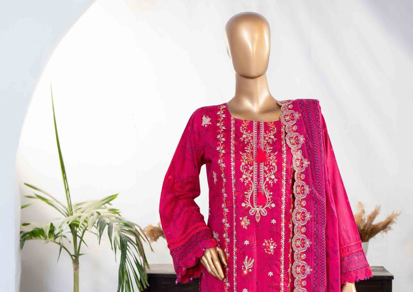 Mehak Premium Embroidery 3-Piece – Article [MEK-E-250152]