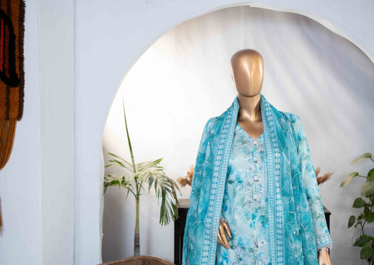 Mehak Premium Embroidery 3-Piece – Article [MEK-E-250157]