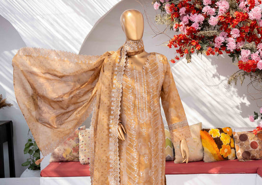 Mehak Premium Embroidered 3-Piece [MKE-E-250142]