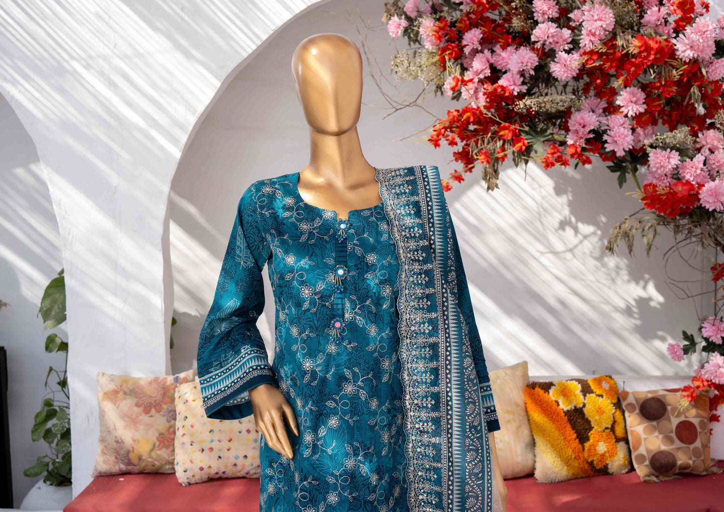 Mehak Premium Embroidered 3-Piece MKE-E-250141