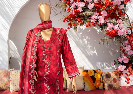 Mehak Premium Embroidered 3-Piece [MKE-E-250138]