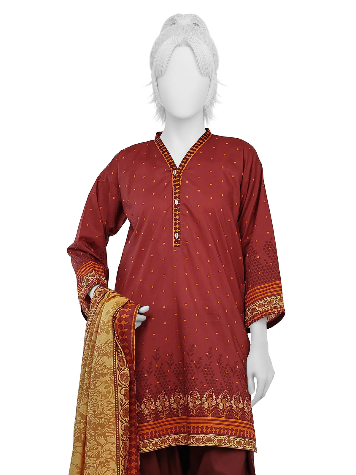 Panjnad Premium Printed 3-Piece – Article [PLU-1169U]