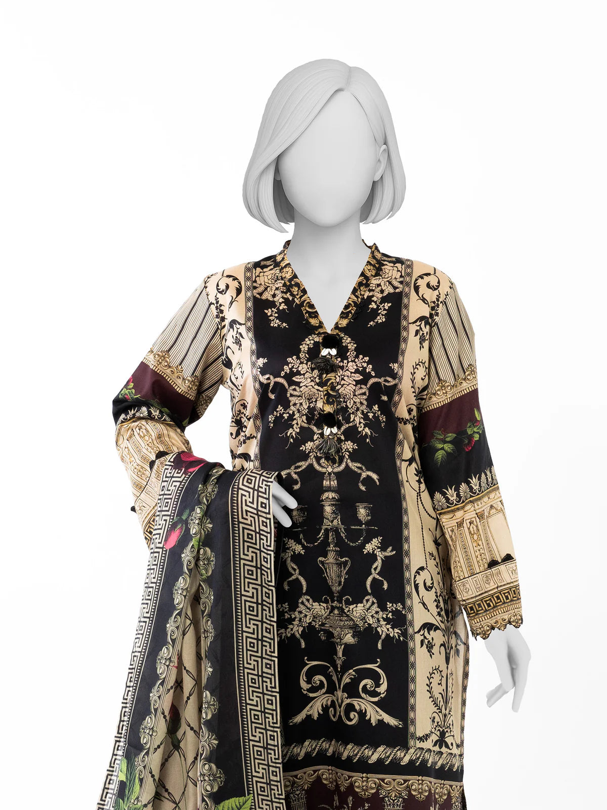 Panjnad Premium Printed 3-Piece – Article [PLU-1326U]