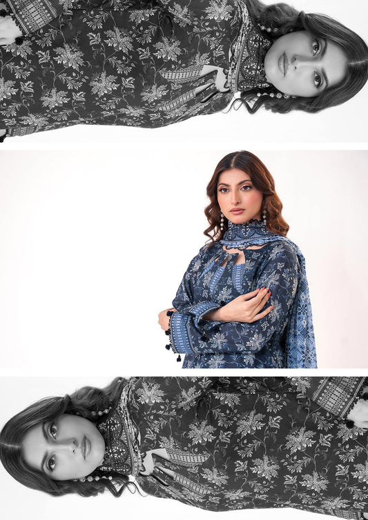 Zesh Premium Embroidery 3-Piece –  Article [ZPL-CM-26-0029]