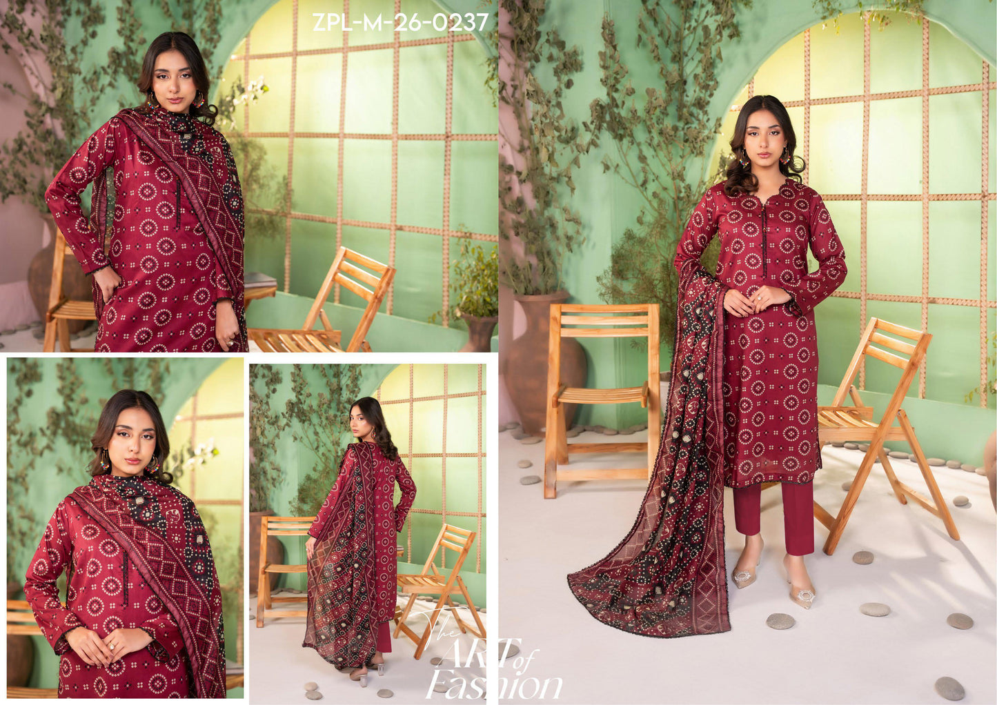 Zesh Premium Printed 3-Piece – Article [ZPL-M-26-0237]